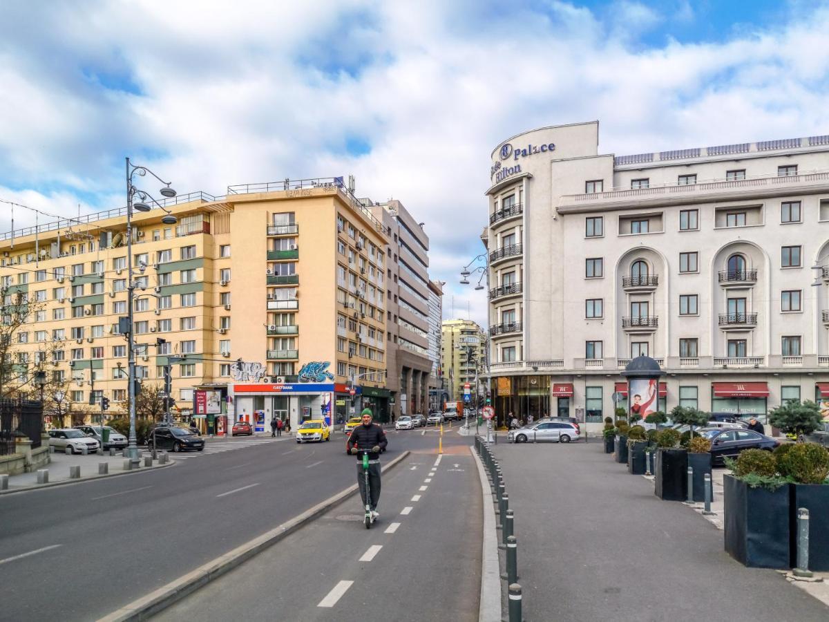 Victoriei Blue Lägenhet Bukarest Exteriör bild