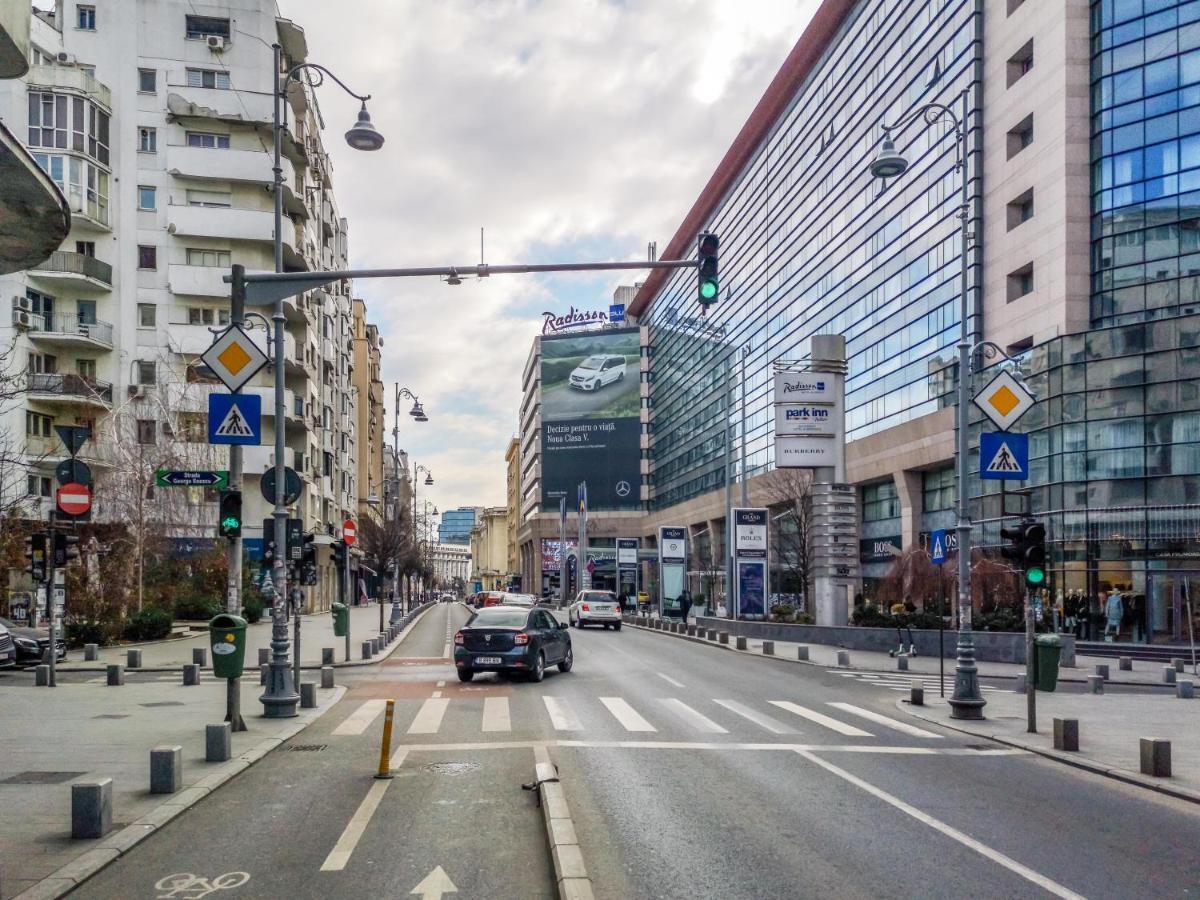 Victoriei Blue Lägenhet Bukarest Exteriör bild